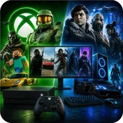 تصویر نصب بازی لپ تاپ کامپیوتر Xbox 