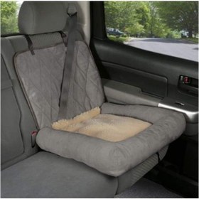 تصویر صندلی ماشین سگ 