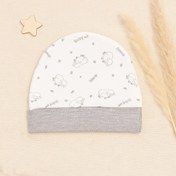 تصویر کلاه پنبه ای نوزاد مدل بره 