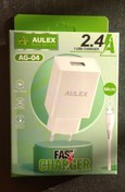 تصویر شارژر فست AUlEX مدل AG-04 با کابل میکرو 