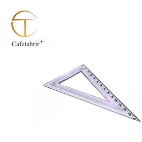 تصویر گونیای شفاف Sazeez Transparent Set Square