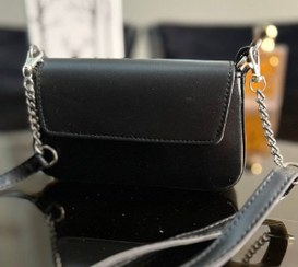 تصویر کیف پاسپورتی زنانه مشکی کد 1007 