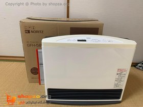 تصویر بخاری گازی برقی ژاپنی قدرت 5800 برای 120 متر داخل کارتن با لوازم کامل Electric gas heater 5800 flat sheets