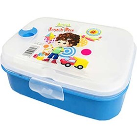 تصویر ظرف غذا مستطیل سوپاپ‌دار آریا کد 6023 Arya Lunch Box - 6023