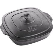 تصویر تابه چدنی نالینو مدل Adrina سایز ۲۸ با درب 