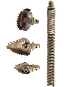 تصویر ست سر فنر سایز 16 میلیمتر لوله بازکن فنری 