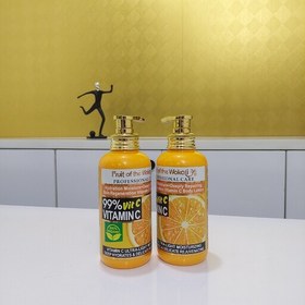 تصویر لوسیون بدن Fruit of Wokali Professional care ویتامین سی 99 درصد 500 میل 