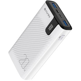 تصویر پاوربانک 20000 باوین Bavin Pc133s Portable Battery Charger Power bank توان 2.1 آمپر 