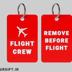 تصویر آویز کیف و چمدان FLIGHT CREW 