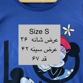 تصویر تیشرت زنانه برند disney 