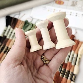 تصویر قرقره چوبی 