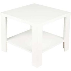 تصویر میز کنار مبل DND مدل کن- سفید - ابعاد 54x 54 x 47 سانتی متر ا DND CAN- White- Side Table Size 54 x 54 x 47 cm DND CAN- White- Side Table Size 54 x 54 x 47 cm