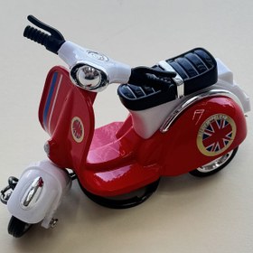 تصویر جاکلیدی فلزی موتور وسپا 