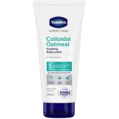 تصویر لوسیون بدن پوست های بسیار خشک و حساس اورجینال وازلین Vaseline Body Lotion Colloidal Oatcream Sensitive Skin 200ml 