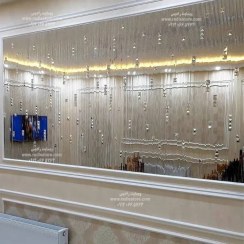 تصویر آینه دکوراتیو طرح آبشاری 