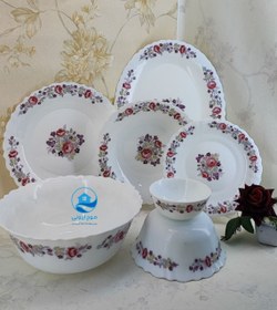 تصویر کاسه فسنجون گرد کد 230 پارس اوپال Round Fasanjun bowl, Code 230, Pars Opal