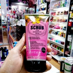 تصویر اسکراب صورت کریستال پلاس مناسب پوست حساس - حجم 200 میلی لیتر Crystal Plus Face Scrub For Sensitive Skin