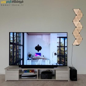 تصویر پنل روشنایی مثلثی مشکی هوشمند 12 تکه نانولیف لیمیتید ادیشن Nanoleaf Shapes Limited Edition Ultra Black Triangles Smarter Kit (12 Panels) 