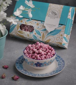 تصویر نقل گشنیزی گل محمدی 