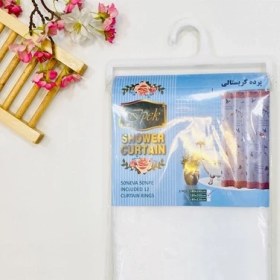 تصویر پرده حمام کریستال 180*200 برند ایپک 