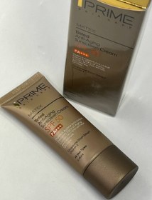 تصویر کرم ضدآفتاب رنگی ضدچروک و فاقد چربی پریم، با SPF50، مدل Matex Tinted Rejuvinating، مناسب انواع پوست، حجم 40 میلی‌لیتر 