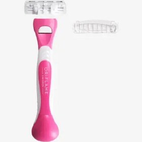 تصویر ژیلت صابونی بانوان دارای سر تعویض شونده reusable razor