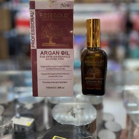 تصویر روغن آرگان Rose Gold بدون سولفات 