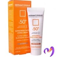 تصویر کرم ضدآفتاب رنگی پوست نرمال تا خشک SFP+50 درماتیپیک(بژ طلایی) | Dermatypique Sunscreen Tinted Cream SPF+50 