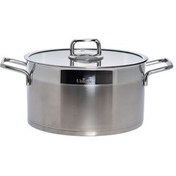 تصویر قابلمه استیل یونیک سایز ۲۴ کد UN-9906 فلت 