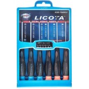 تصویر مجموعه 6 عددی پیچ گوشتی ساعتی لیکوتا مدل ASD-168-K03 Licota ASD-168K03 Precision Screwdriver Set 6PCS