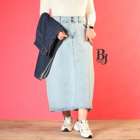 تصویر دامن در دو رنگ 