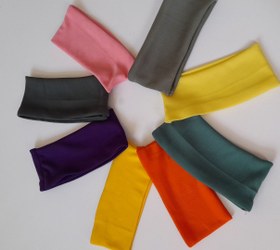 تصویر هدبند جنس کشباف - گلبهی 