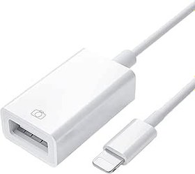 تصویر آداپتور دوربین USB RichLuck، آداپتور OTG زن USB 2.0 سازگار با iPhone/iPad، کابل افزودنی USB OTG مرد به زن از دوربین، فلش درایو USB، ماوس، صفحه کلید، هاب ها، MIDI، پیانو، درام پشتیبانی می کند. - ارسال 20 روز کاری RichLuck USB Camera Adapter, USB 2.0 Female OTG Adapter Compatible with iPhone/iPad, Male to Female USB OTG Extension Cable Supports Camera, USB Flash Drive, Mouse, Keyboard,Hubs, MIDI, Piano,Drum