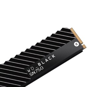 تصویر هارد حافظه SSD وسترن دیجیتال مدل BLACK SN750 NVME ظرفیت 500 گیگابایت ا Western Digital BLACK SN750 NVME SSD Drive - 500GB Western Digital BLACK SN750 NVME SSD Drive - 500GB