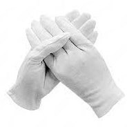 تصویر دستکش نخی ضد حساسیت بدون مچ 