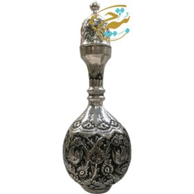 تصویر تنگ قلمزنی 32 سانتی مدل گل و مرغ 