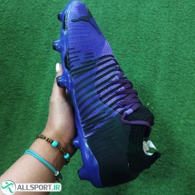 تصویر کفش فوتبال ساقدار پوما فیوچر Puma Future Purple Black 