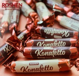 تصویر شکلات کانافتو روشن مخلوط Roshen konafetto rolled wafers 