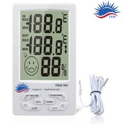 تصویر ترمورطوبت سنج ماکزیمم و مینیمم in/out door مدل TEM982 Maximum and Minimum In/Out Door Thermo-Hygrometer Model TEM982