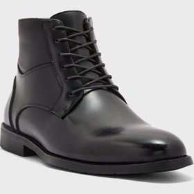 تصویر چکمه‌های رسمی با بند در مچ پا برند robert wood Ankle Lace Up Formal Boots