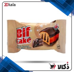 تصویر بیف کیک با مغز کرم کاکائو و روکش کاکائویی آدرین - وزن 44 گرم 