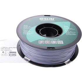 تصویر فیلامنت +PLA خاکستری 1.75 میلیمتر یک کیلوگرمی ایسان (eSUN) ESUN grey pla+ 3D printer filament