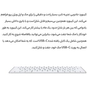 تصویر کیبورد اپل مدل Magic Keyboard MK2A3LL/A US-English 2021 