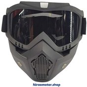 تصویر فیس موتور سواری شفاف 