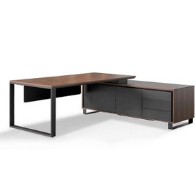 تصویر میز مدیریت اداری ال شکل 