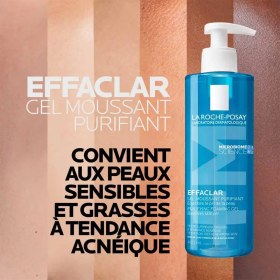 تصویر ژل شست و شو صورت لاروش پوزای EFFACLAR حجم 400 میلی لیتری 