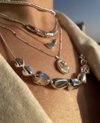 تصویر گردنبند آبکاری نقره 