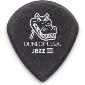 تصویر پیک گیتار DUNLOP GATOR GRIP JAZZ III PICK 