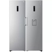تصویر یخچال فریزر دوقلو ال جی رنگ سیلور و سفید 