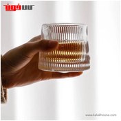 تصویر لیوان چرخشی دلی Deli Glass طرح زارا مجموعه شش عددی Deli Glass